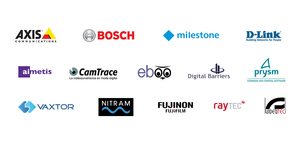 logos des marques videosurveillance