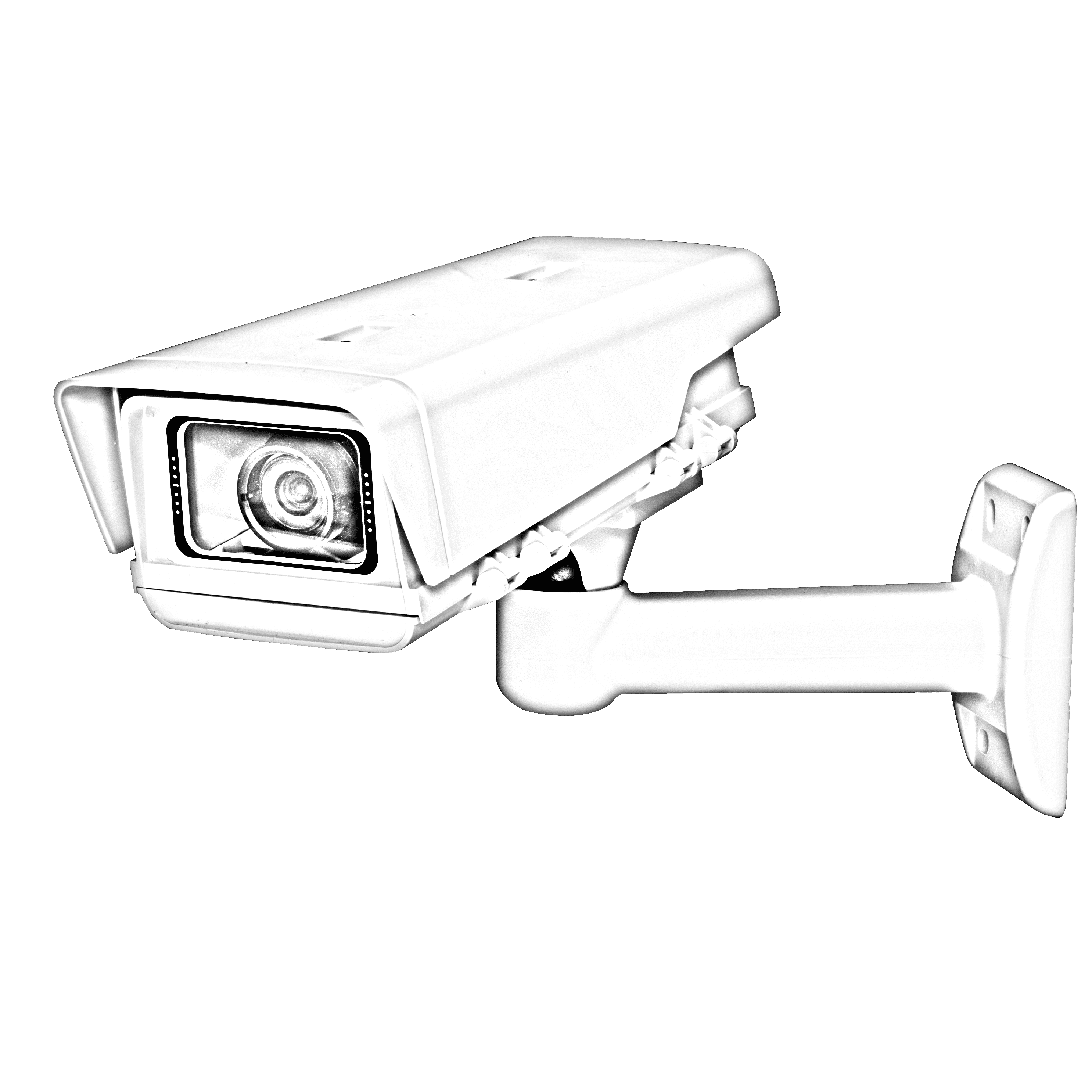 Dessin d'une Caméra de Vidéosurveillance vendue par Tracor Europe, leader de la distribution vidéosurveillance.