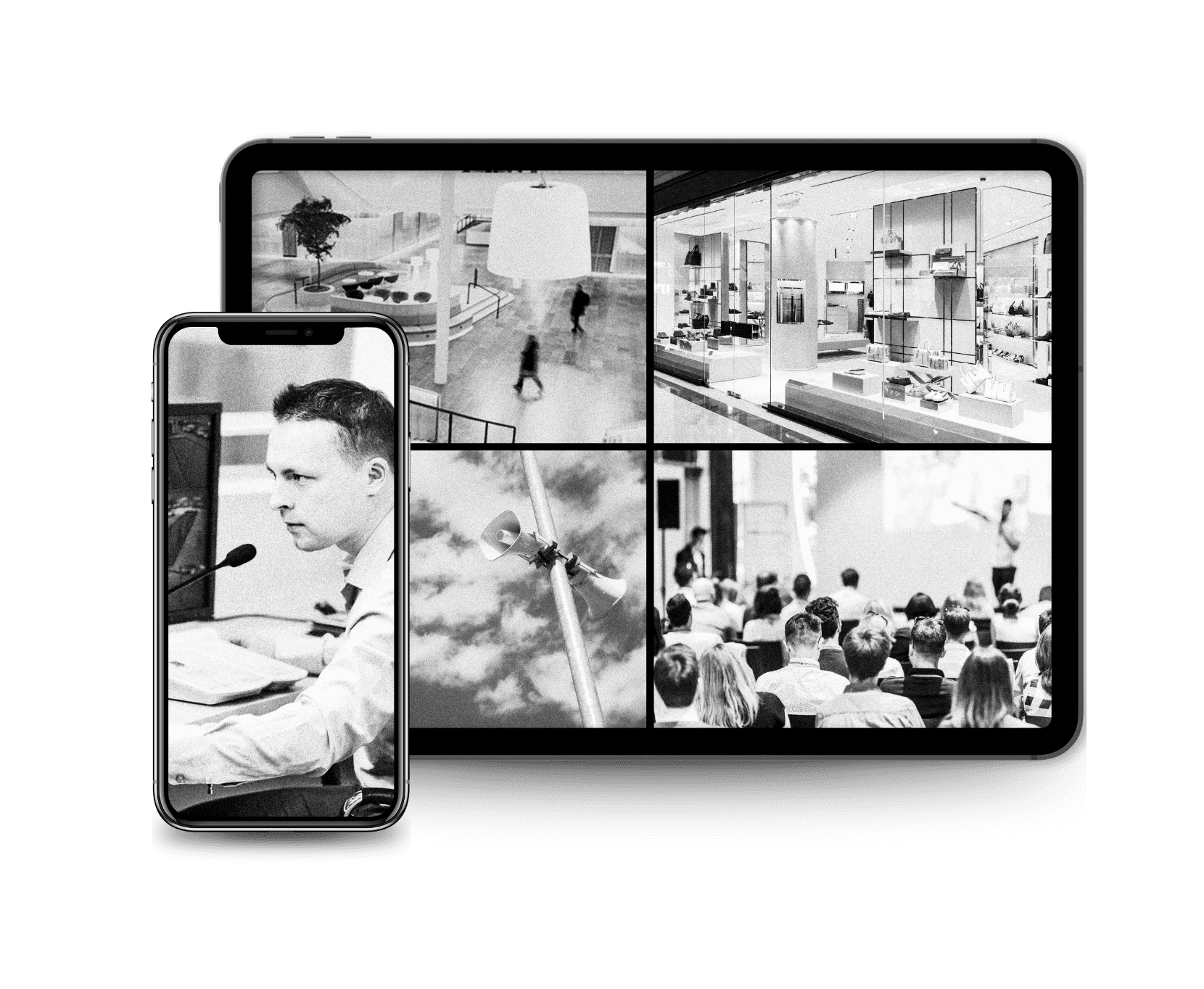 Utilisation de hauts parleurs audio IP pour la diffusion de musique d'ambiance, pour l'interpellation, pour la sécurité - Tracor Europe